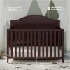 imageGraco Wilfred 5in1 Convertible Crib Black  GREENGUARD Gold Certified Converts to Toddler Bed and FullSize Bed Fits Standard FullSize Crib Mattress Adjustable Mattress Support BaseEspresso