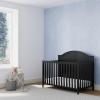 imageGraco Wilfred 5in1 Convertible Crib Black  GREENGUARD Gold Certified Converts to Toddler Bed and FullSize Bed Fits Standard FullSize Crib Mattress Adjustable Mattress Support BaseBlack