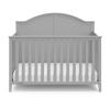 imageGraco Wilfred 5in1 Convertible Crib Black  GREENGUARD Gold Certified Converts to Toddler Bed and FullSize Bed Fits Standard FullSize Crib Mattress Adjustable Mattress Support BasePebble Gray