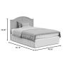 imageGraco Wilfred 5in1 Convertible Crib Black  GREENGUARD Gold Certified Converts to Toddler Bed and FullSize Bed Fits Standard FullSize Crib Mattress Adjustable Mattress Support BasePebble Gray