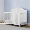 imageGraco Wilfred 5in1 Convertible Crib Black  GREENGUARD Gold Certified Converts to Toddler Bed and FullSize Bed Fits Standard FullSize Crib Mattress Adjustable Mattress Support BaseWhite