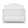 imageGraco Wilfred 5in1 Convertible Crib Black  GREENGUARD Gold Certified Converts to Toddler Bed and FullSize Bed Fits Standard FullSize Crib Mattress Adjustable Mattress Support BaseWhite