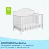 imageGraco Wilfred 5in1 Convertible Crib Black  GREENGUARD Gold Certified Converts to Toddler Bed and FullSize Bed Fits Standard FullSize Crib Mattress Adjustable Mattress Support BaseWhite