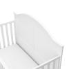 imageGraco Wilfred 5in1 Convertible Crib Black  GREENGUARD Gold Certified Converts to Toddler Bed and FullSize Bed Fits Standard FullSize Crib Mattress Adjustable Mattress Support BaseWhite