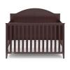 imageGraco Wilfred 5in1 Convertible Crib Black  GREENGUARD Gold Certified Converts to Toddler Bed and FullSize Bed Fits Standard FullSize Crib Mattress Adjustable Mattress Support BaseEspresso