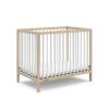 imageGraco Teddi 5in1 Convertible Crib with Drawer Pebble Gray with White  GREENGUARD Gold Certified Crib with Drawer Combo FullSize Nursery Storage Drawer Converts to Toddler BedNaturalWhite