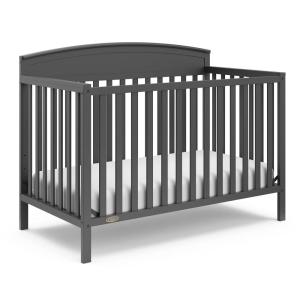 imageGraco Benton 5in1 Convertible Crib Gray  GREENGUARD Gold Certified Converts from Baby Crib to Toddler Bed Daybed and FullSize Bed Fits Standard FullSize Crib MattressGrey