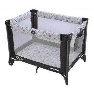imageGraco On The Go Zip DLX Pack n Play Playard Folding Playpen with Bassinet Portable Crib ParkerPack N Play