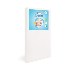imageGraco Premium Crib ampamp Toddler Mattress  GREENGUARD Gold Certified CertiPURUS Certified Foam Machine Washable Cover with 100 Waterproof Surface Fits Standard Full Size Baby Crib and Toddler BedMattress