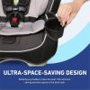 imageGraco SlimFit 3in1 Convertible Car Seat Space Saving Design Forward ampamp RearFacing Highback Booster Option  Purple