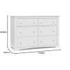 imageGraco Hadley 6 Drawer Double Dresser 4724x177x319 Inch Pack of 1 WhiteWhite