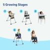 imageGraco Made2Grow 5in1 Convertible Highchair Adjustable Baby to Toddler Seat HudsonHudson
