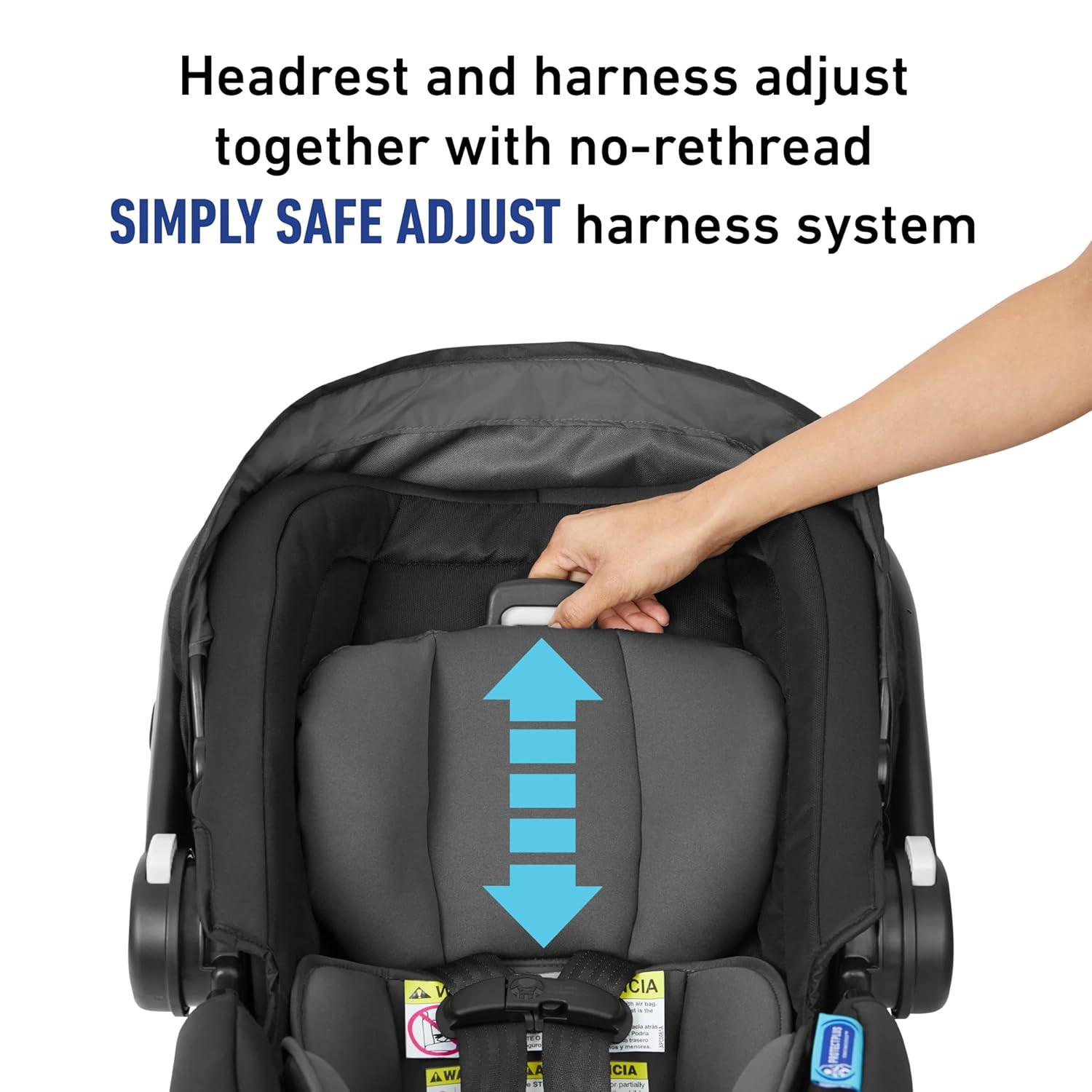 imageGraco SnugRide SnugFit LX Infant Car Seat AntiRebound Bar for Extra Safety SnugLock Easy Install 1Hand Adjustable Handle NoRethread Harness Baby Car Seat PierceGotham