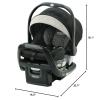 imageGraco SnugRide SnugFit LX Infant Car Seat AntiRebound Bar for Extra Safety SnugLock Easy Install 1Hand Adjustable Handle NoRethread Harness Baby Car Seat PiercePierce