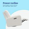 imageGraco Teddi Power Recliner Swivel Glider Dune Basketweave  Electronic Power Recline USBA ampamp USBC Charger Premium Cushioning ampamp ComfortIvory Boucle