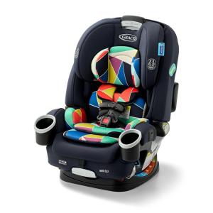 imageGraco 4Ever DLX Grad 5in1 Car Seat Harrison Infant Toddler Booster Convertible Car Seat Features Slim Fit and Removable Seat Belt TrainerGeo Pop