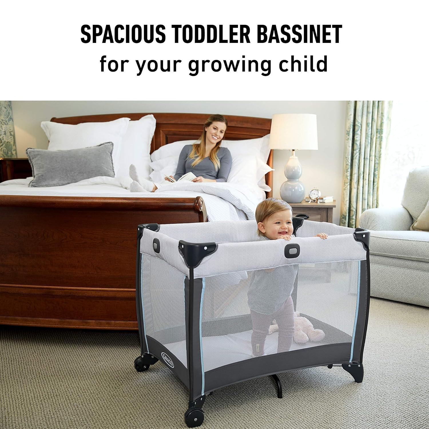 imageGraco My View 4 in 1 Bassinet  Infant to Toddler Bassinet with 4 Stages