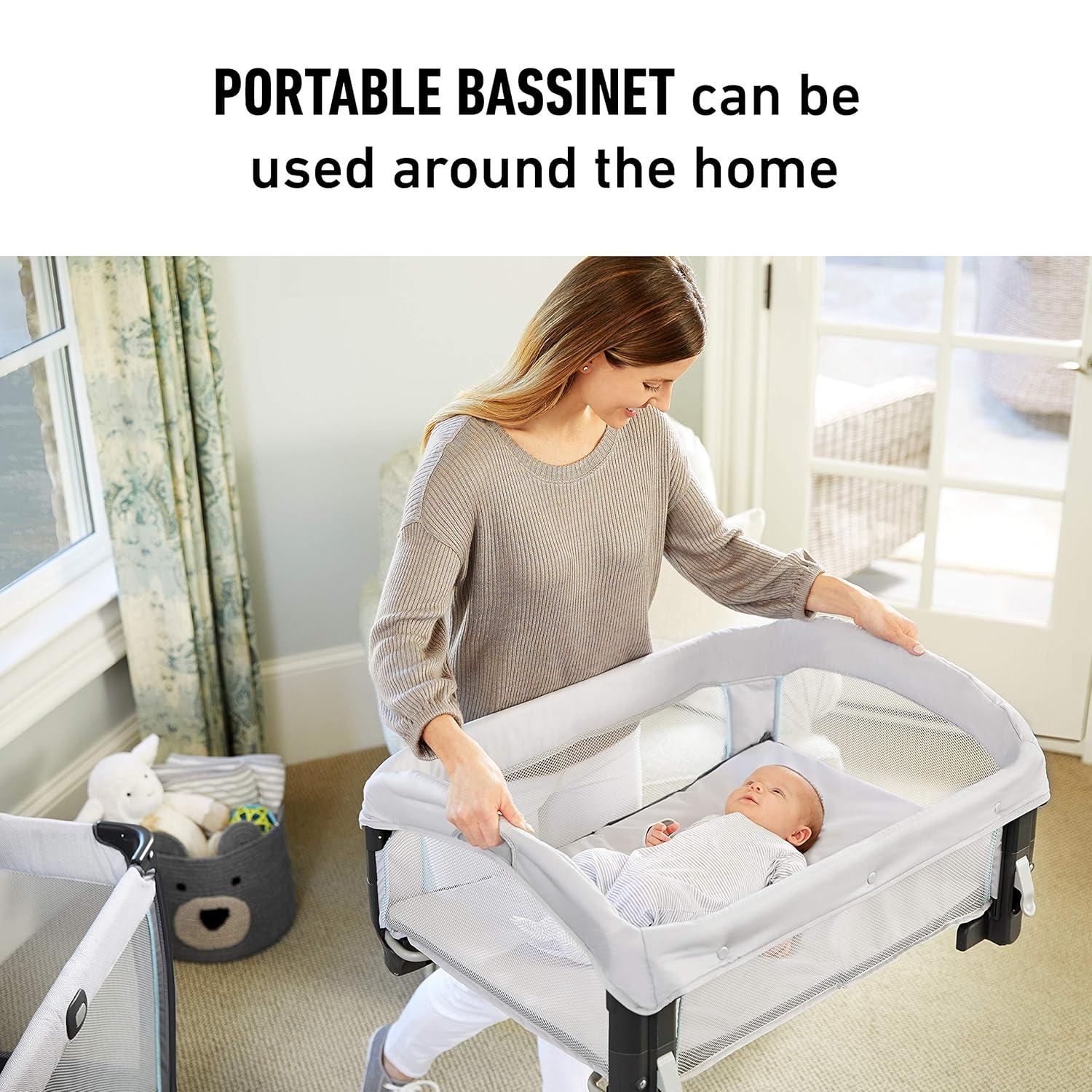 imageGraco My View 4 in 1 Bassinet  Infant to Toddler Bassinet with 4 Stages