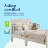 imageGraco Bailey Toddler Bed Pebble Gray  GREENGUARD Gold Certified Fits Standard FullSize Crib ampamp Toddler Mattress Toddler Safety Guardrails Included Complete Design with Solid Headboard FootboardFrosted Oat