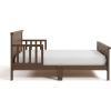 imageGraco Bailey Toddler Bed Pebble Gray  GREENGUARD Gold Certified Fits Standard FullSize Crib ampamp Toddler Mattress Toddler Safety Guardrails Included Complete Design with Solid Headboard FootboardHazelnut