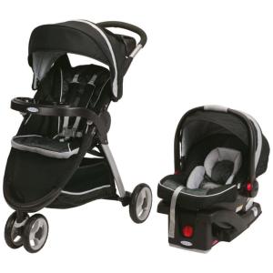 imageGraco FastAction Fold Sport Travel System  Includes the FastAction Fold Sport 3Wheel Stroller and SnugRide 35 Infant Car SeatGotham