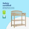 imageGraco Changing Table with WaterResistant Changing Pad White  GREENGUARD Gold Certified Multi Storage Nursery Changing Table for Infants and BabiesDriftwood