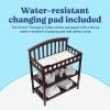 imageGraco Changing Table with WaterResistant Changing Pad White  GREENGUARD Gold Certified Multi Storage Nursery Changing Table for Infants and BabiesEspresso