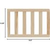 imageGraco Storkcraft Toddler Safety Guardrail with Slats White  GREENGUARD Gold Certified Converts Compatible Storkcraft Crib to Toddler Bed Each Guardrail Sold IndividuallyNatural