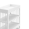imageGraco Teddi Changing Table with WaterResistant Changing Pad Driftwood  GREENGUARD Gold Certified Includes Bonus WaterResistant Changing Pad with Safety Strap 2 Shelves EasytoMatchWhite