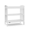 imageGraco Benton Changing Table with Bonus WaterResistant Changing Pad White  GREENGUARD Gold Certified Includes Diaper Change Pad with Safety Strap 2 Open Storage Shelves for OrganizingWhite