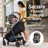 imageGraco Merge Stroller  Swivel Wheel Baby Stroller with 360Degree Rotating WheelsStroller  Car Seat