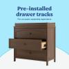 imageGraco Olivia 3 Drawer Changing Table Dresser Driftwood  GREENGUARD Gold Certified Baby Dresser with Changing Table Top Includes Interlocking Drawer SystemHazelnut