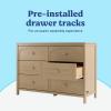 imageGraco Olivia 3 Drawer Changing Table Dresser Driftwood  GREENGUARD Gold Certified Baby Dresser with Changing Table Top Includes Interlocking Drawer SystemDriftwood
