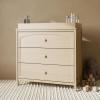 imageGraco Olivia 3 Drawer Changing Table Dresser Driftwood  GREENGUARD Gold Certified Baby Dresser with Changing Table Top Includes Interlocking Drawer SystemDriftwood