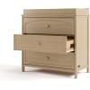 imageGraco Olivia 3 Drawer Changing Table Dresser Driftwood  GREENGUARD Gold Certified Baby Dresser with Changing Table Top Includes Interlocking Drawer SystemDriftwood