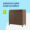 imageGraco Olivia 3 Drawer Changing Table Dresser Driftwood  GREENGUARD Gold Certified Baby Dresser with Changing Table Top Includes Interlocking Drawer SystemHazelnut