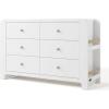 imageGraco ReadwithMe 3 Drawer Chest with Bookshelves and Removable Changing Topper White with Driftwood  GREENGUARD Gold Certified Nursery ampamp Kids Bedroom Wood Chest with Spacious StorageWhite With Driftwood