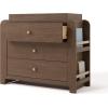 imageGraco ReadwithMe 3 Drawer Chest with Bookshelves and Removable Changing Topper White with Driftwood  GREENGUARD Gold Certified Nursery ampamp Kids Bedroom Wood Chest with Spacious StorageHazelnut With Driftwood
