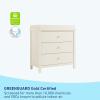 imageGraco Sasha 6 Drawer Dresser White  GREENGUARD Gold Certified Wood Storage for Nursery or Kids Room Safe Interlocking Drawer System ampamp Easy Assembly with PreInstalled TracksFrosted Oat