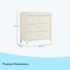 imageGraco Sasha 6 Drawer Dresser White  GREENGUARD Gold Certified Wood Storage for Nursery or Kids Room Safe Interlocking Drawer System ampamp Easy Assembly with PreInstalled TracksFrosted Oat