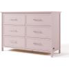imageGraco Classic 6Drawer Dresser Hazelnut  GREENGUARD Gold Certified Premium Wood Double Dresser for Bedroom Classic Design with Interlocking Drawer System ampamp PreInstalled TracksBlush