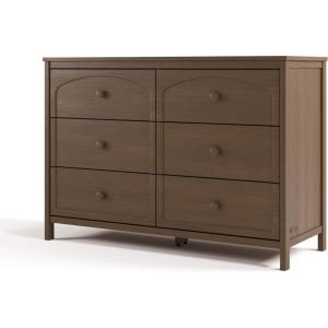 imageGraco Olivia 3 Drawer Changing Table Dresser Driftwood  GREENGUARD Gold Certified Baby Dresser with Changing Table Top Includes Interlocking Drawer SystemHazelnut