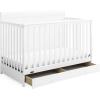 imageGraco Asheville 5in1 Convertible Crib with Drawer White  GREENGUARD Gold Certified Crib with Drawer Combo FullSize Nursery Storage Drawer Converts to Toddler Bed Daybed and FullSize BedWhite