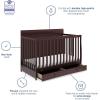imageGraco Asheville 5in1 Convertible Crib with Drawer White  GREENGUARD Gold Certified Crib with Drawer Combo FullSize Nursery Storage Drawer Converts to Toddler Bed Daybed and FullSize BedEspresso