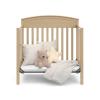 imageGraco Benton 4in1 Convertible Mini Crib with Bonus Crib Mattress White  GREENGUARD Gold Certified 275Inch Mattress Included Baby Crib Converts to Twin Bed Ideal for Small SpacesDriftwood