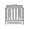 imageGraco Benton 4in1 Convertible Mini Crib with Bonus Crib Mattress White  GREENGUARD Gold Certified 275Inch Mattress Included Baby Crib Converts to Twin Bed Ideal for Small SpacesPebble Gray