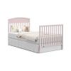 imageGraco Benton 4in1 Convertible Mini Crib with Bonus Crib Mattress White  GREENGUARD Gold Certified 275Inch Mattress Included Baby Crib Converts to Twin Bed Ideal for Small SpacesBlush