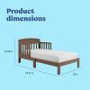imageGraco Benton Toddler Bed Blush  GREENGUARD Gold Certified Baby Safety Alliance Verified with Safety Toddler Guardrails Fits Standard Crib Mattress Easy Assembly Kids Transition BedHazelnut