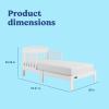 imageGraco Benton Toddler Bed Blush  GREENGUARD Gold Certified Baby Safety Alliance Verified with Safety Toddler Guardrails Fits Standard Crib Mattress Easy Assembly Kids Transition BedWhite