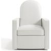 imageGraco Olivia SmallSpaces Premium Nursery Power Recliner Swivel Glider Ivory Boucle  Smaller Profile for Smaller Rooms Upholstered Power Recliner Chair USB Charging Port Durable Metal BaseIvory Basketweave